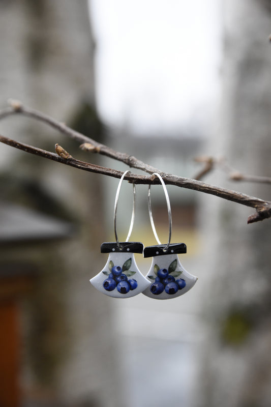 Blueberry Ulu Earrings